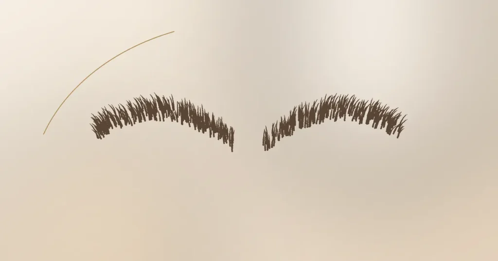 Ilustracja poglądowa do wpisu: Laminacja brwi — czego się spodziewać?