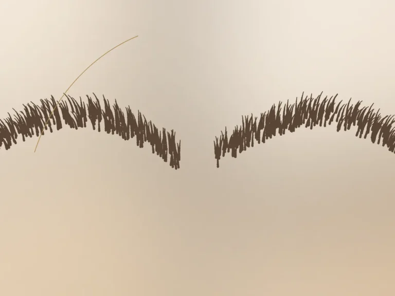 Ilustracja poglądowa usługi: Laminacja brwi